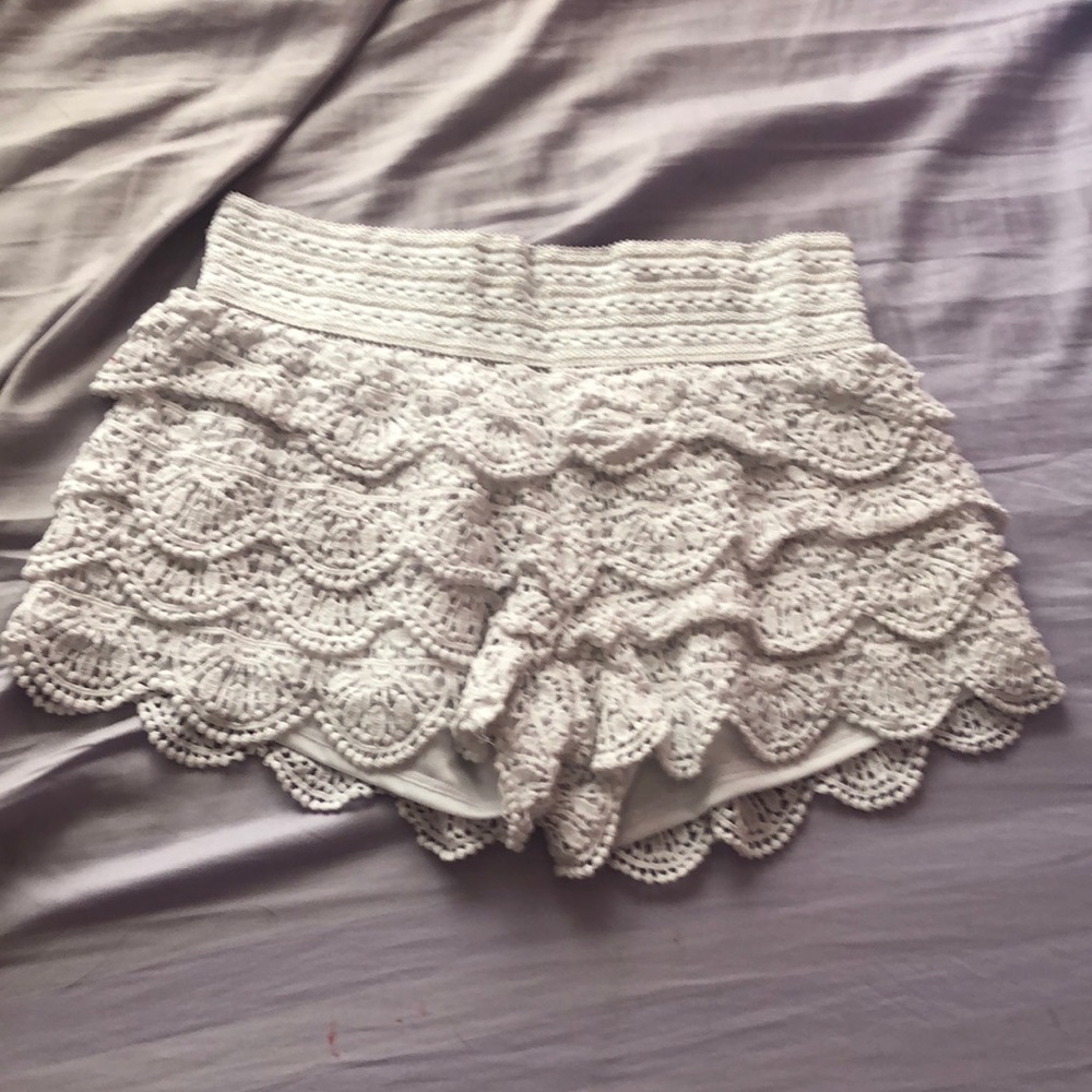 White shorts